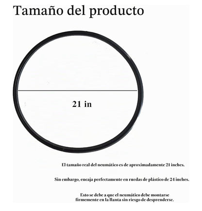 Neumatico de Repuesto para Rueda 24”
