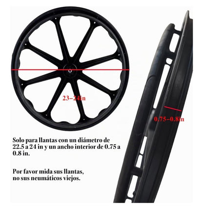 Neumatico de Repuesto para Rueda 24”