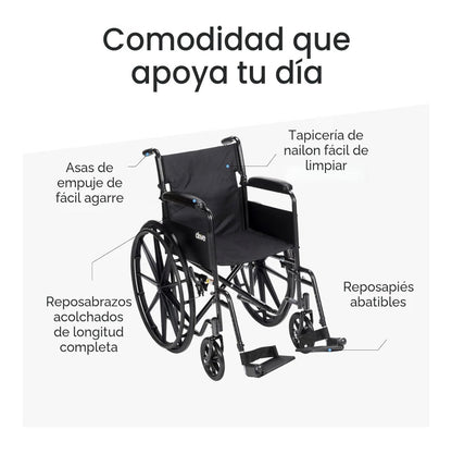 Silla de ruedas Drive Sport 18”