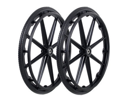Conjunto de rueda trasera para sillas de ruedas de 16-18-20 pulgadas (1 Par)