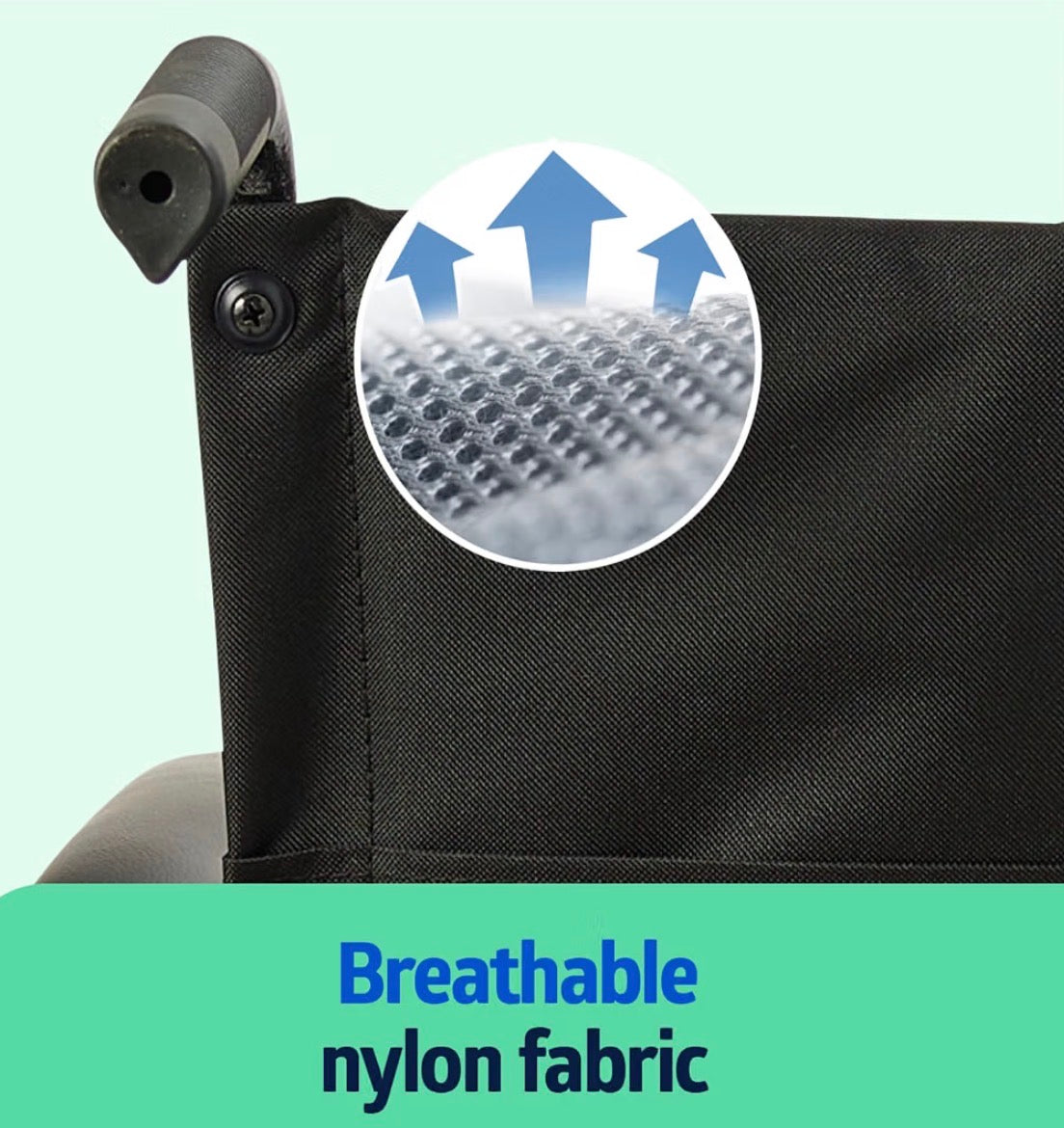 Medline Silla de ruedas plegable 16 pulgadas