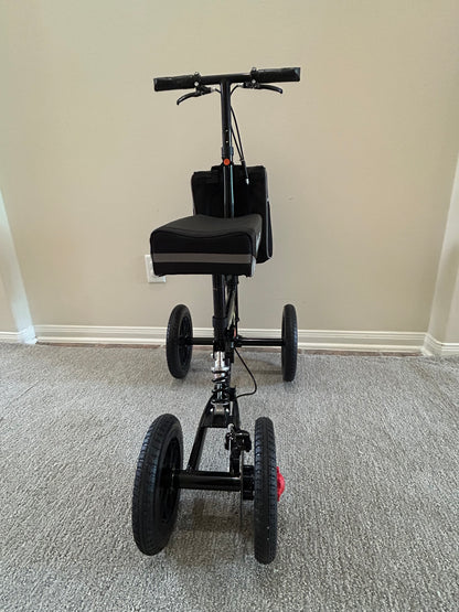 BlessReach All-Terrain Knee Scooter – Adjustable & Foldable