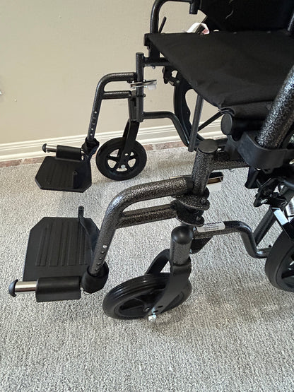 Medline 20” Wheelchair with Fixed Footrests