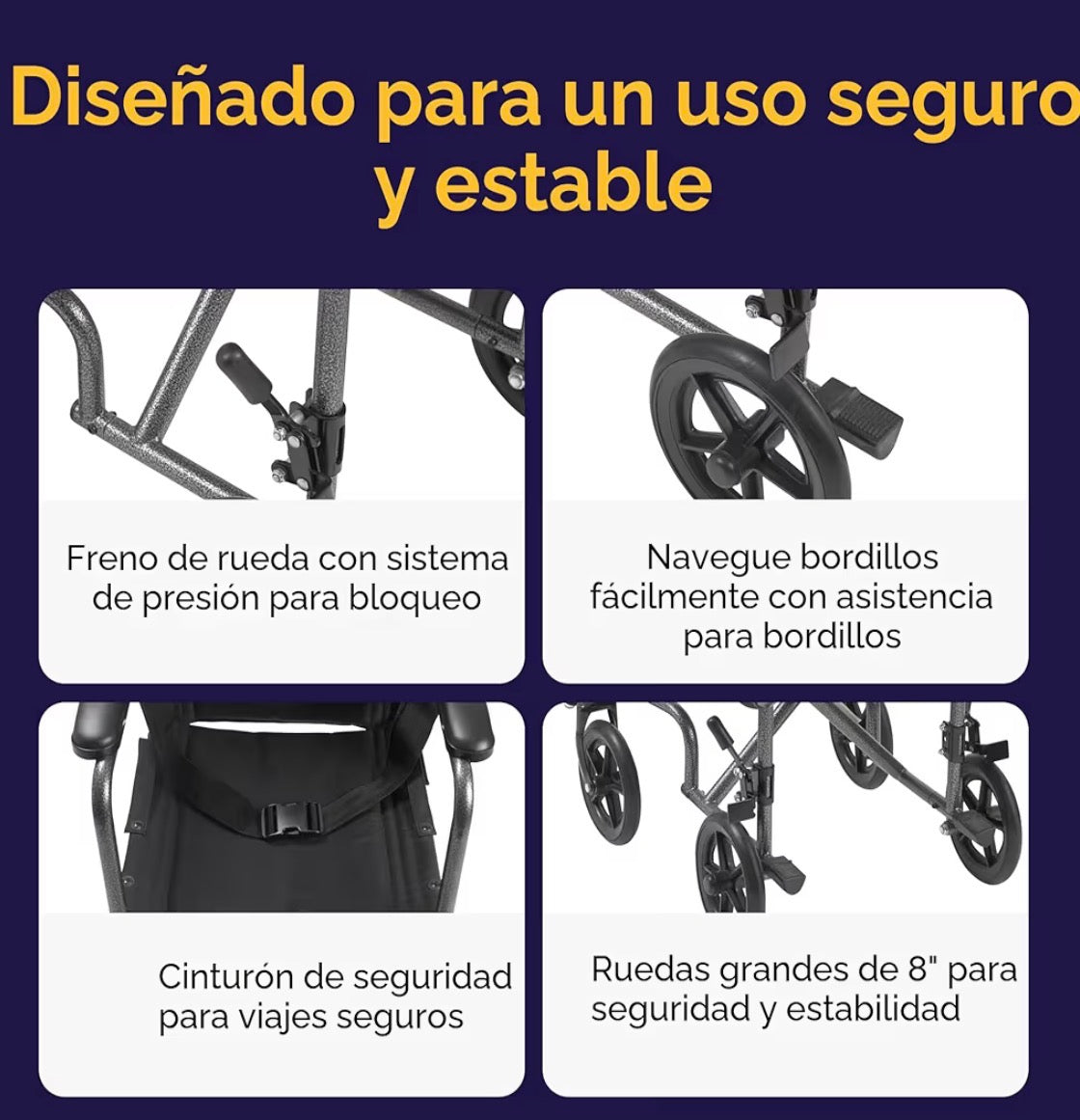 Drive Medical Silla de Ruedas de Transporte