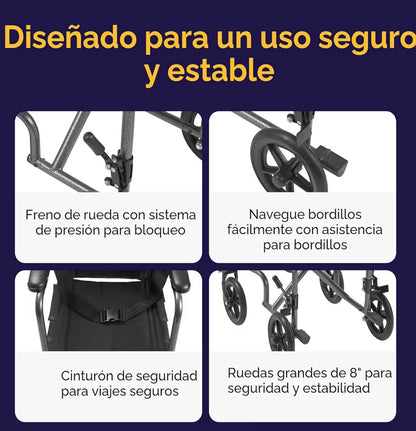 Drive Medical Silla de Ruedas de Transporte