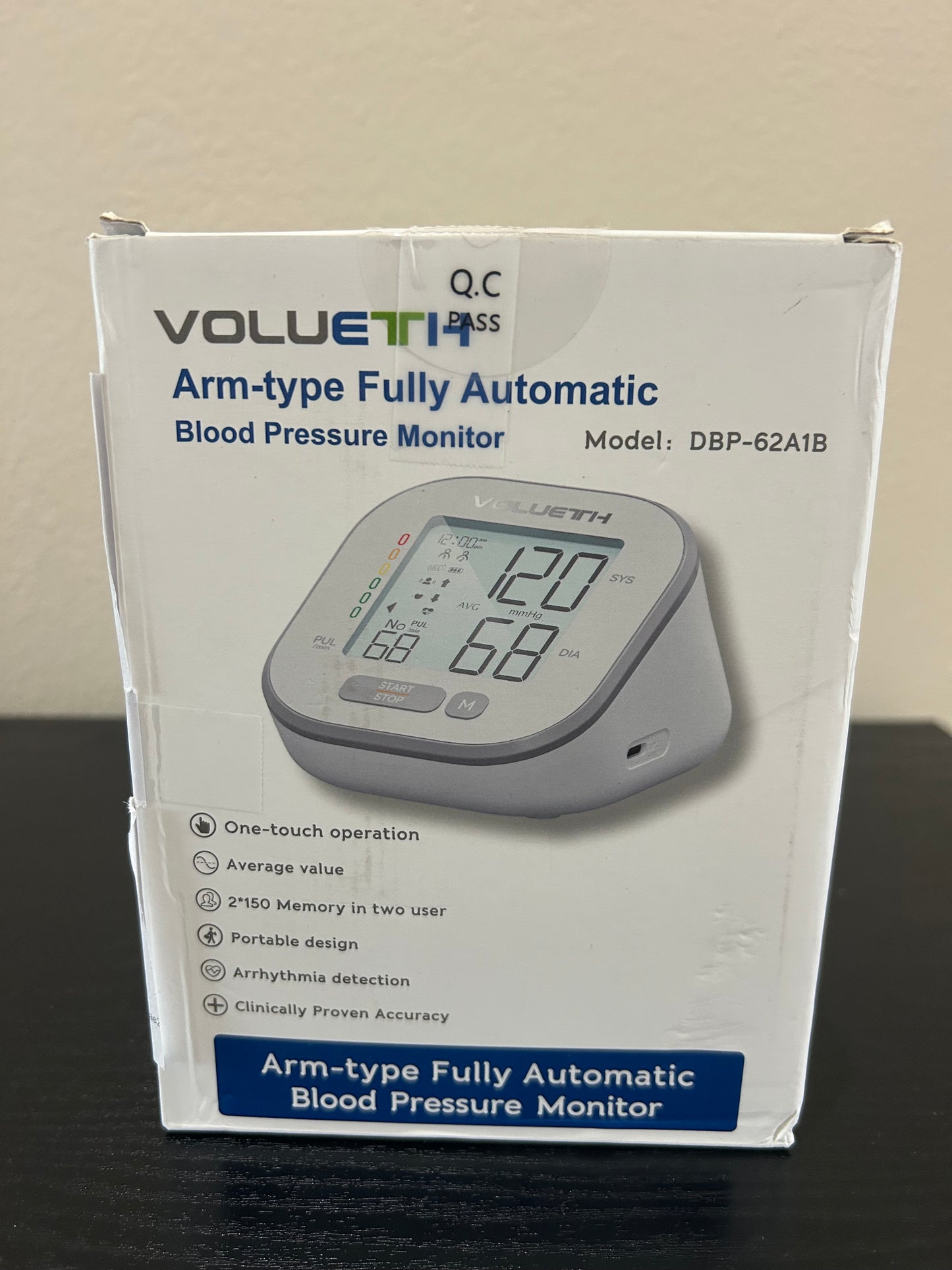 Monitor de presión arterial para uso doméstico