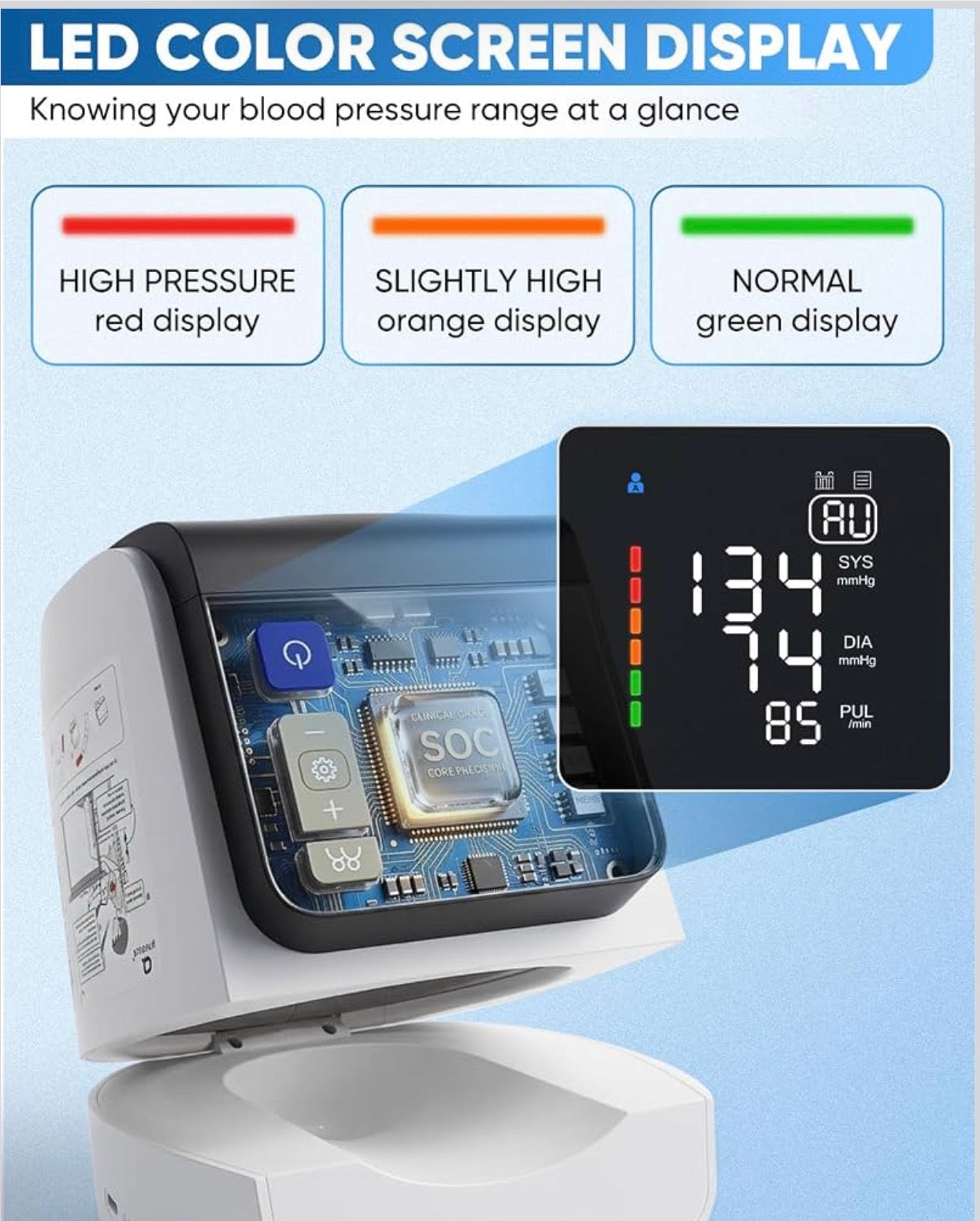 Monitor automático de presión arterial para uso doméstico