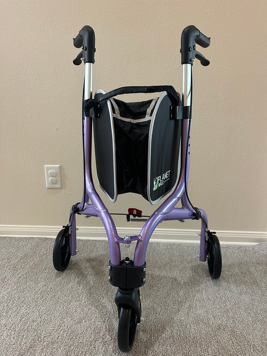 Planetwalk Premium 3-Wheel Rollator for Seniors
