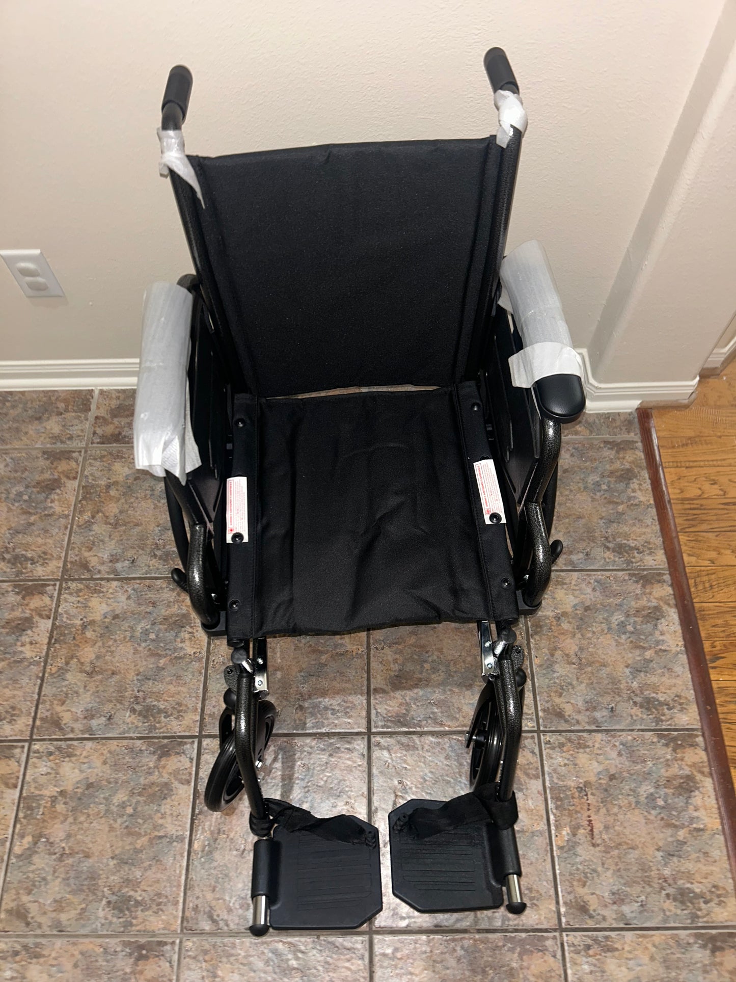 Medline Silla de ruedas plegable 16 pulgadas