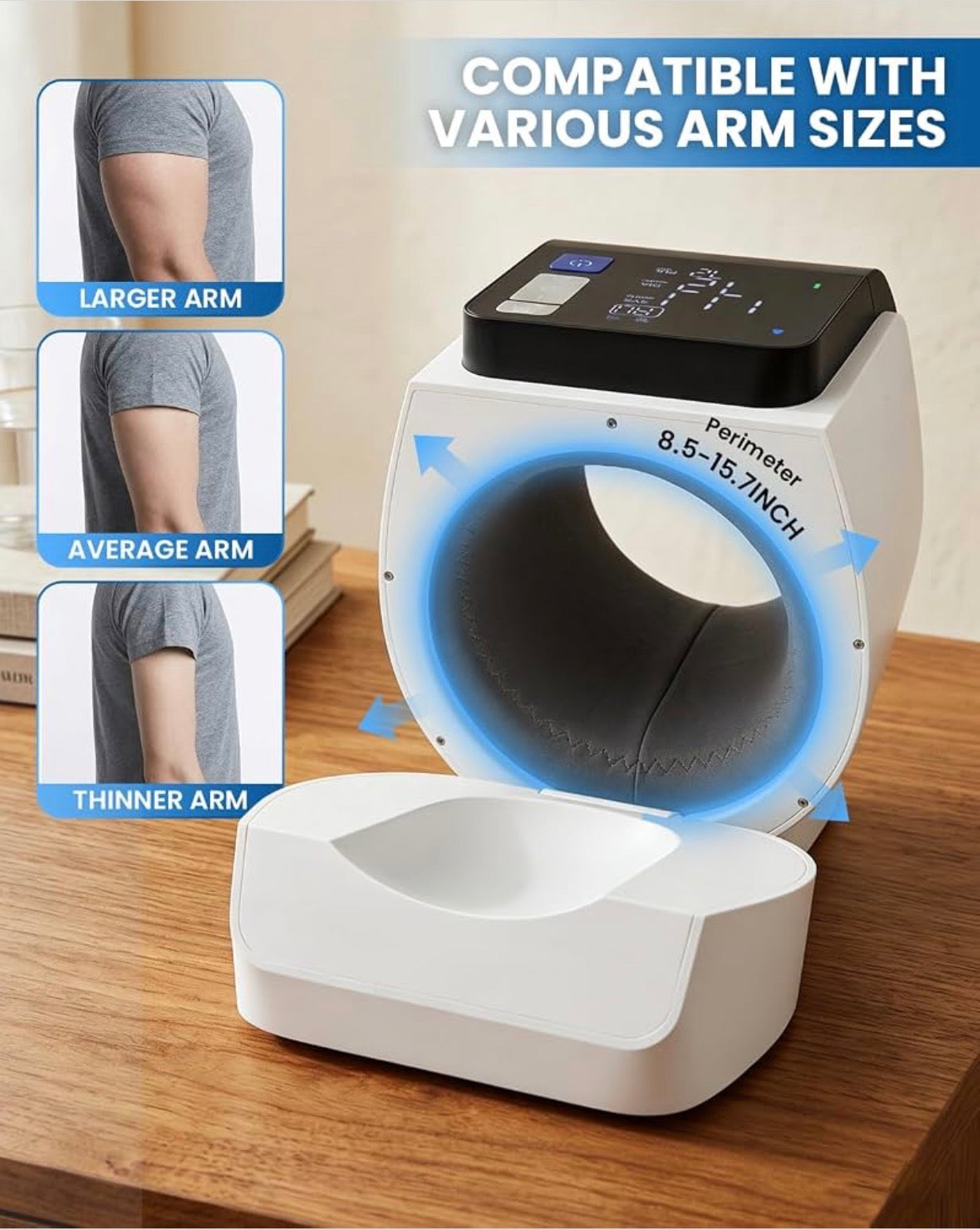 Monitor automático de presión arterial para uso doméstico
