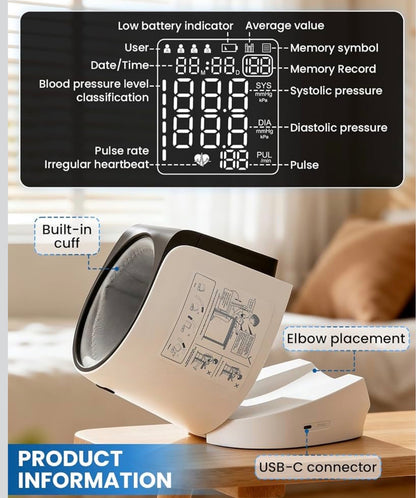 Monitor automático de presión arterial para uso doméstico