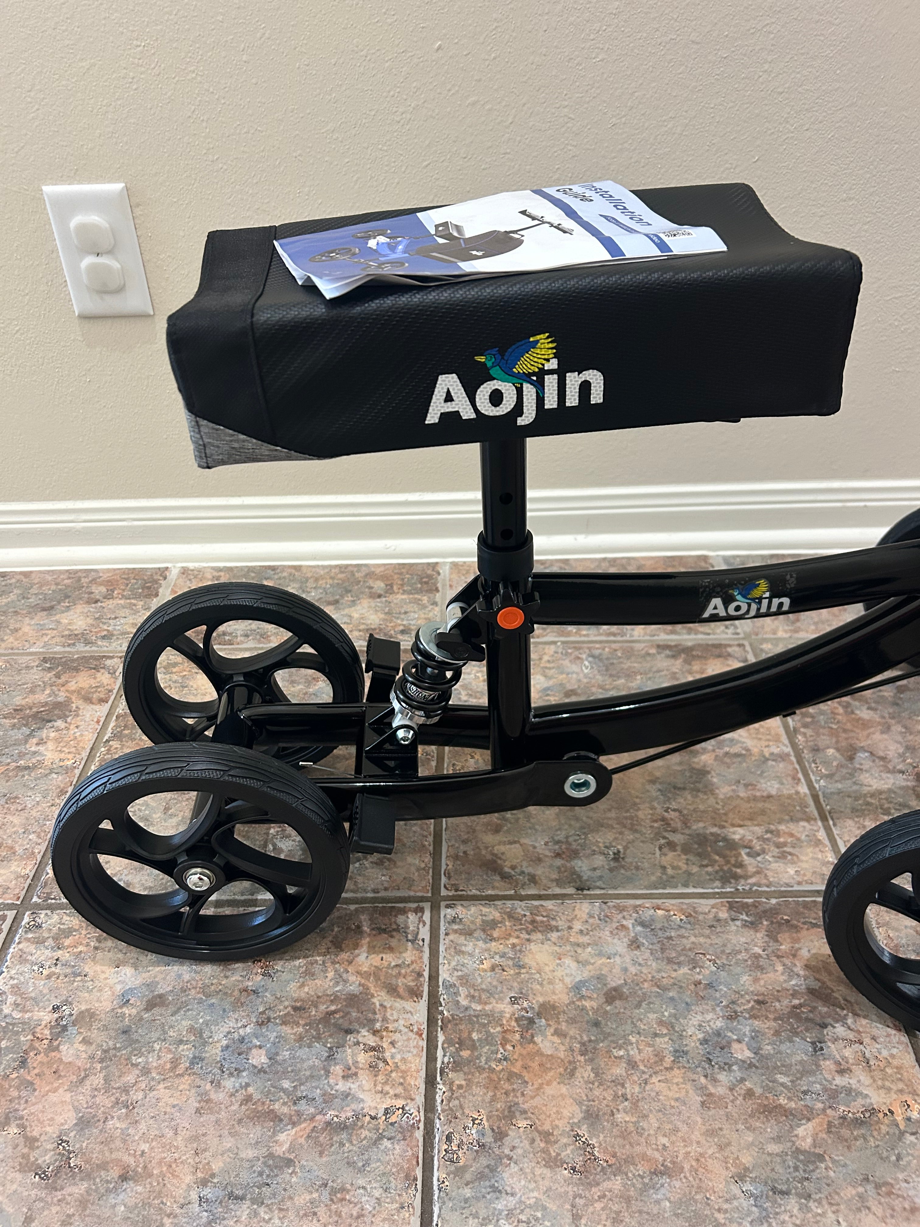 Aojin - Patinete de rodilla para adultos para lesiones en los pies