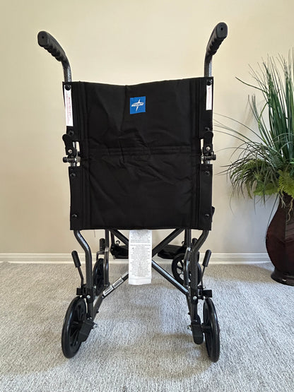 Transport Chair Medline SEMI NEW 19”