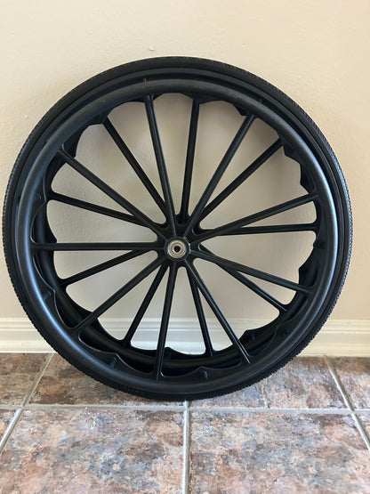 Conjunto de rueda trasera para sillas de ruedas de 16-18-20 pulgadas (1 Par)