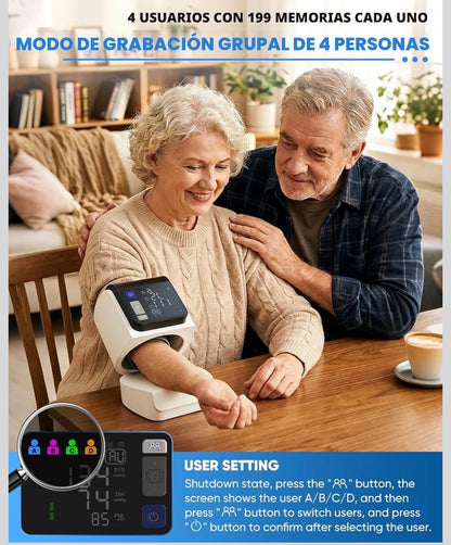 Monitor automático de presión arterial para uso doméstico