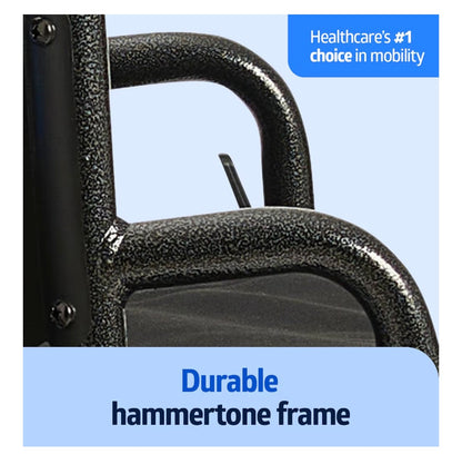 Silla de Ruedas Medline 18” Posa pies Fijos
