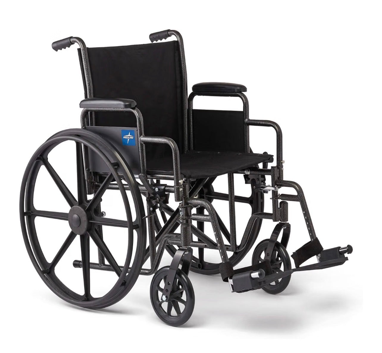 Silla de Ruedas Medline 18” Posa pies Fijos