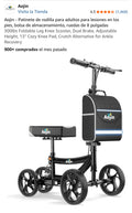 Aojin - Patinete de rodilla para adultos para lesiones en los pies