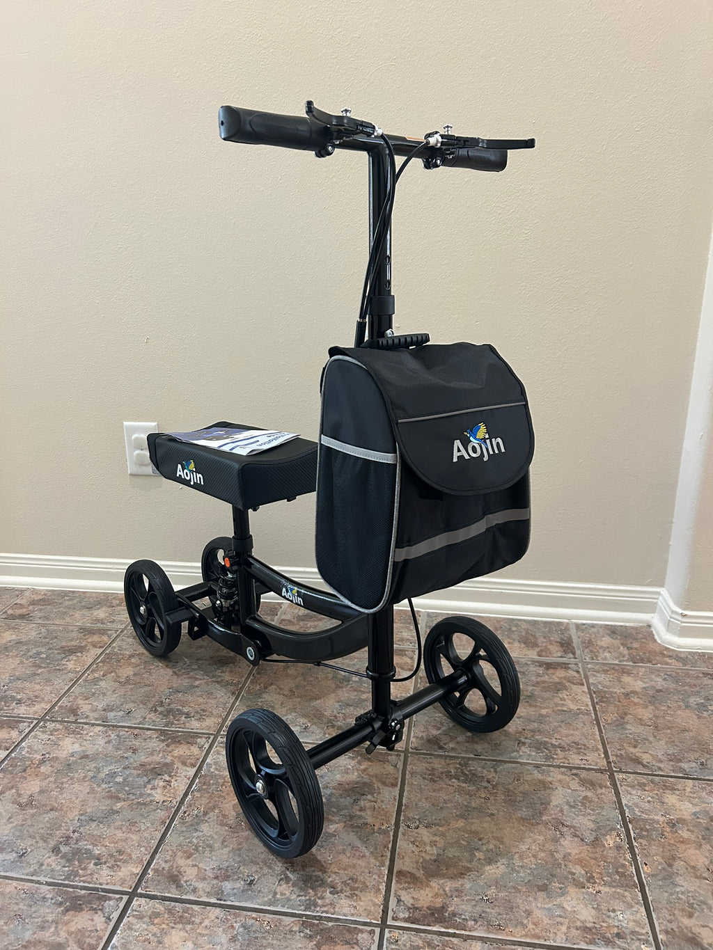 Aojin - Patinete de rodilla para adultos para lesiones en los pies