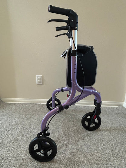 Planet Walk 3-Wheel Rollator with Storage Bag
