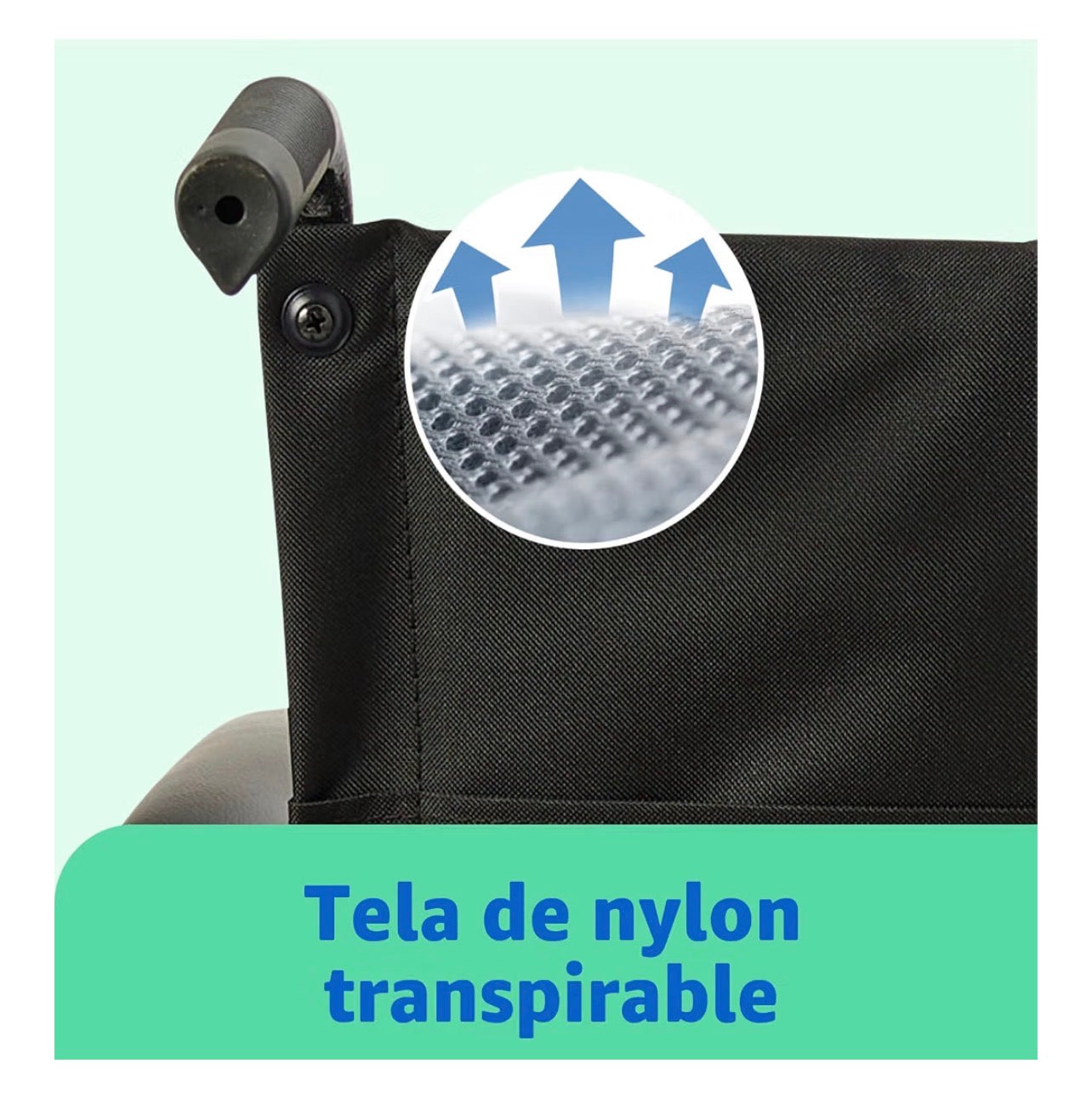 Silla de Ruedas Medline 18” Posa pies Fijos