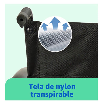 Silla de Ruedas Medline 18” Posa pies Fijos