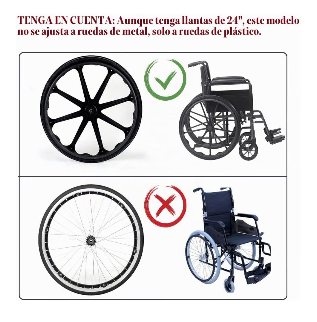 Neumatico de Repuesto para Rueda 24”